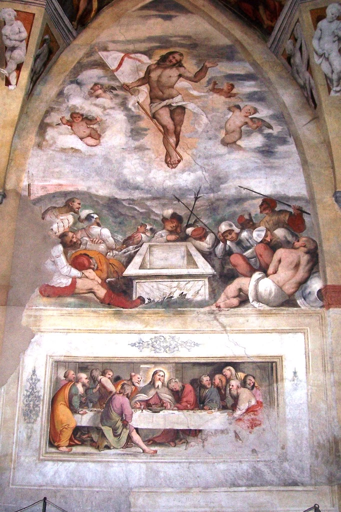 Il Romanino-115-Risurrezione di Cristo - Chiesa S. Maria della Neve - Pisogne